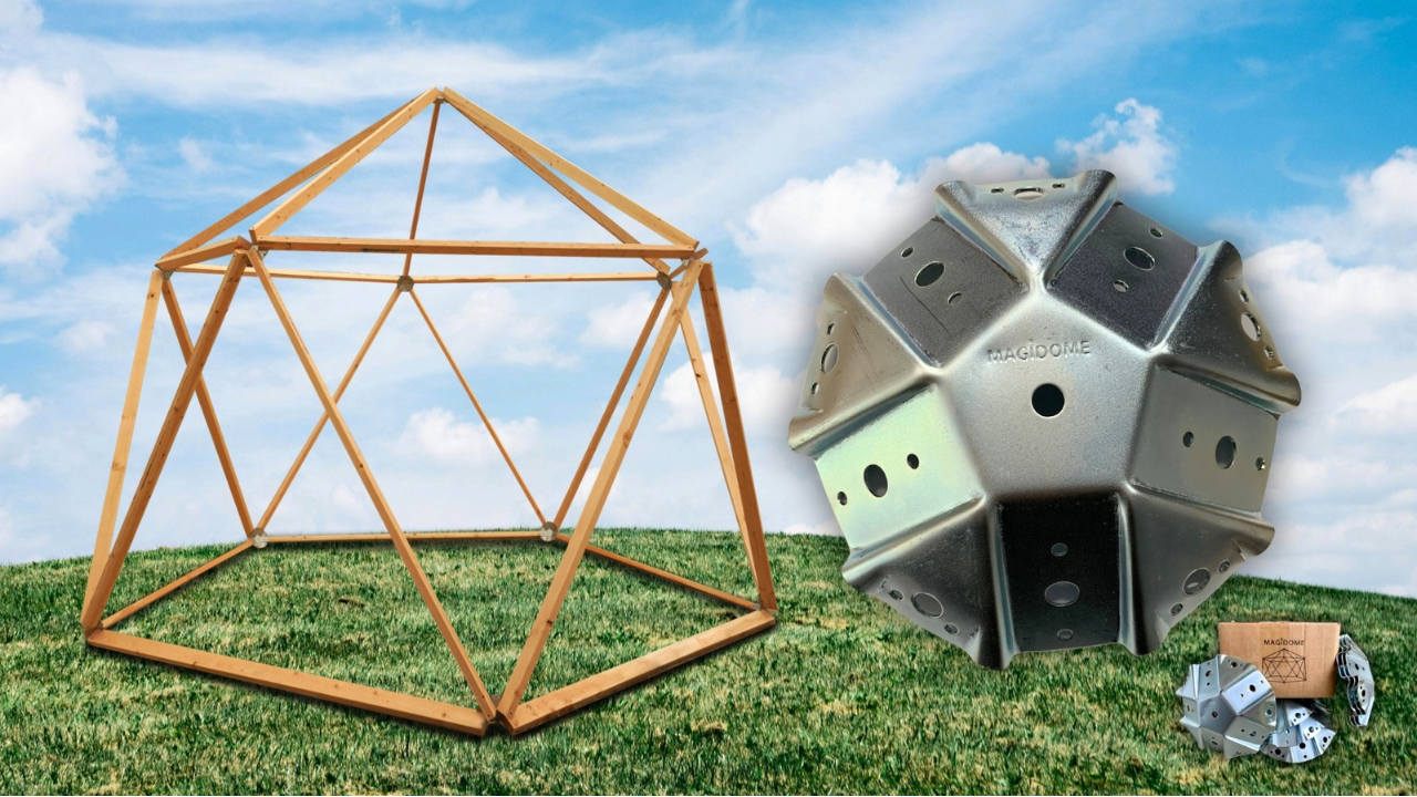 Magidome® Steel Geodesic Dome Connectors Kit